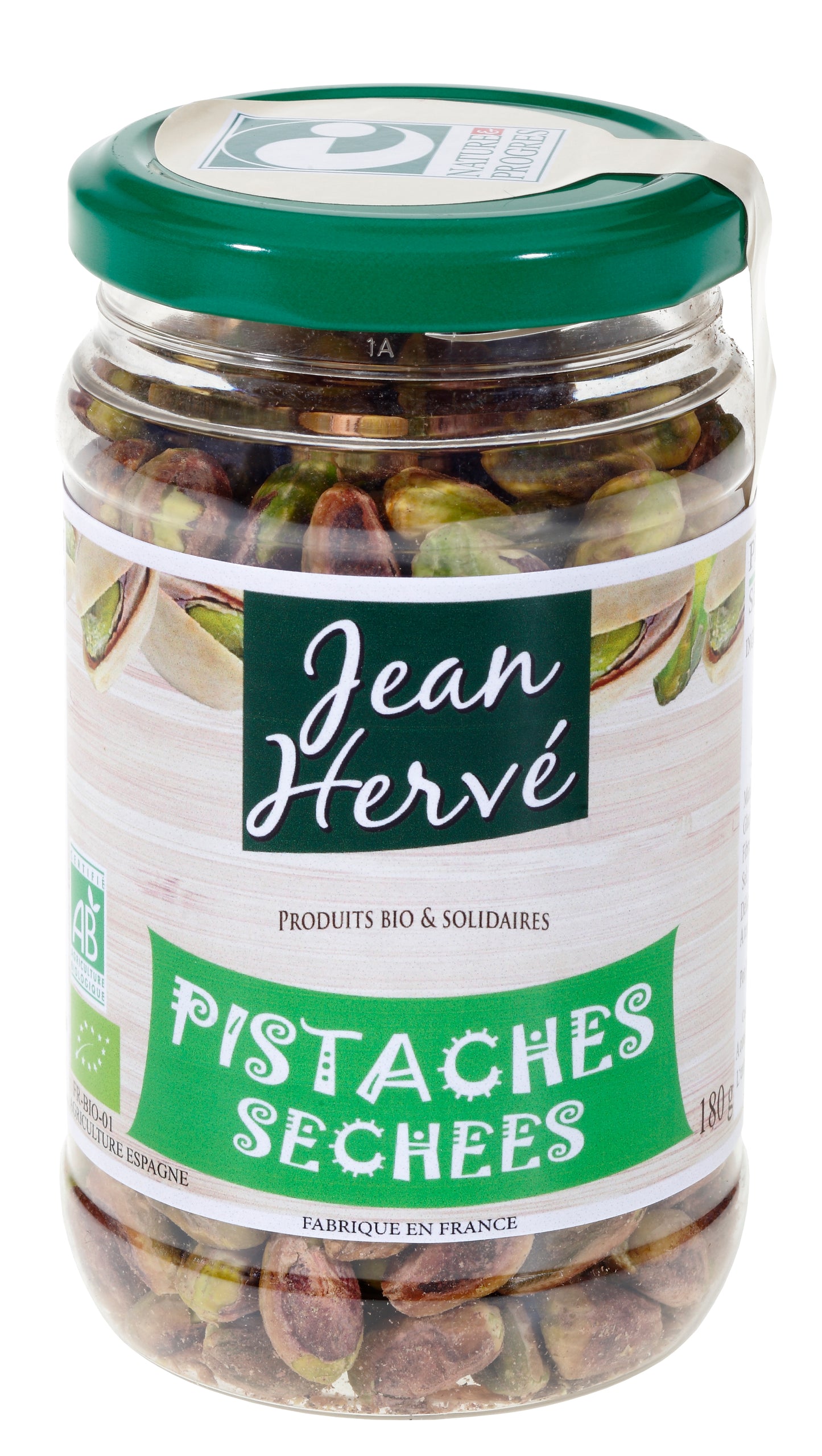 Jean Hervé -- Pistaches séchées à l'air chaud - 180 g x 6