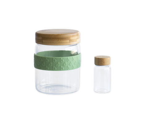 Pebbly -- Set déjeuner nomade - bocal 700ml + pot 50ml