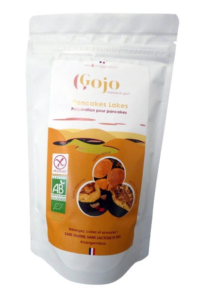 Gojo -- Préparation sans gluten ni lactose pour pancakes bio - 210 g