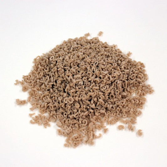 La Ferme Bio Du Point Du Jour -- Pâtes alphabet blé demi complet bio (variété ancienne) Vrac - 5 kg