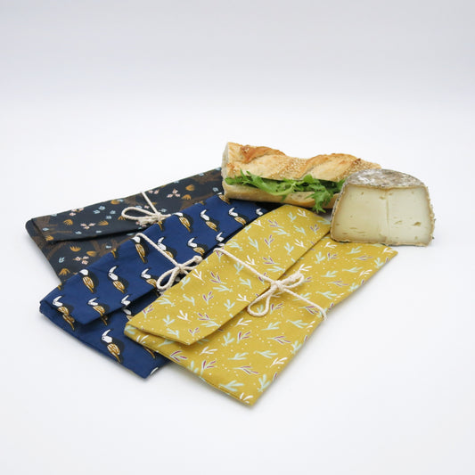 Alterosac -- Pochette sandwich bio GOTS et Oeko-Tex (made in France) - Taille. M