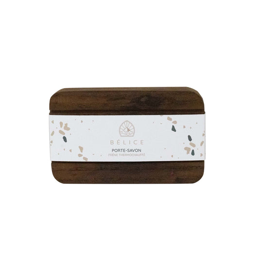 Bélice -- Porte savon en bois de frêne français non traité