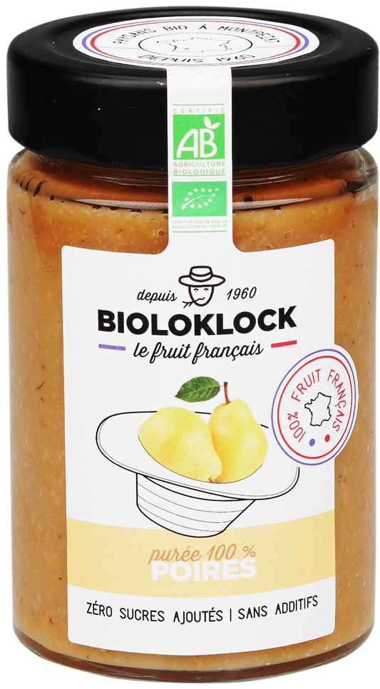 Bioloklock -- Purée de poires bio (france) - 190 g x 6