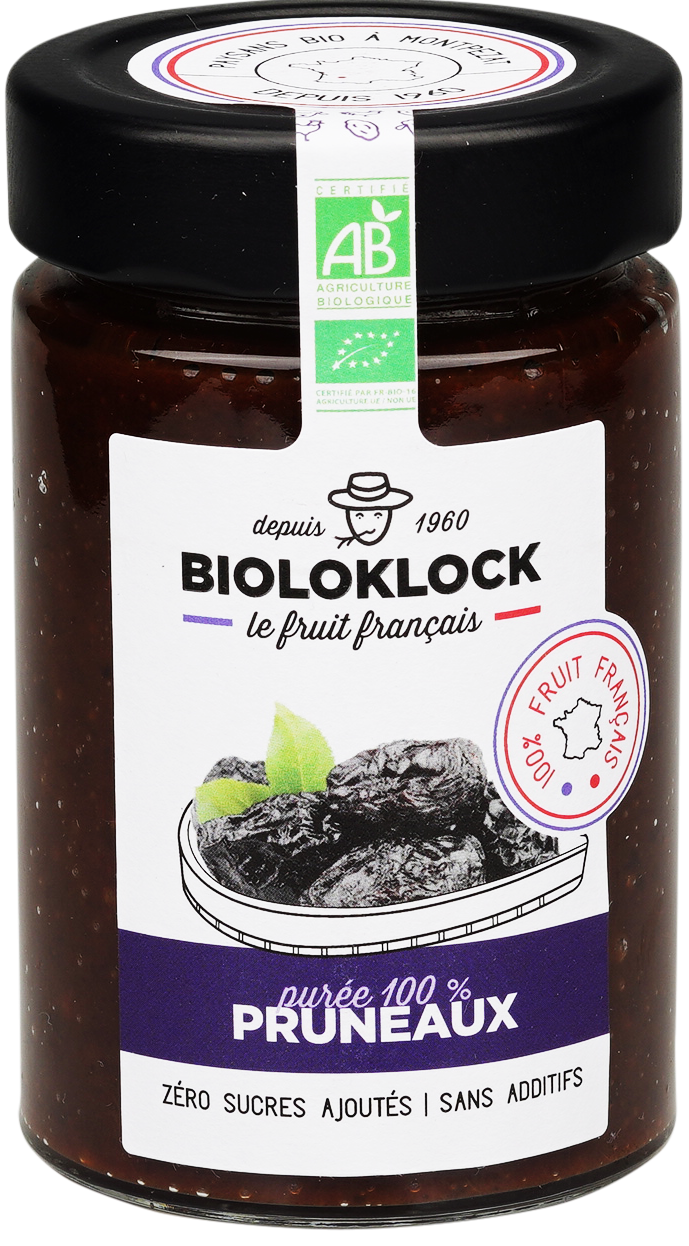 Bioloklock -- Purée de pruneaux bio (france) - 210 g x 6