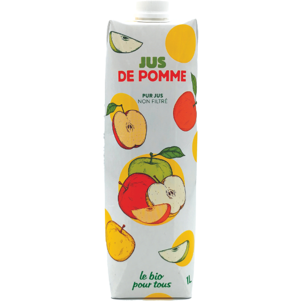 Le Bio Pour Tous -- Pur jus de pomme - 1L – Aventure bio