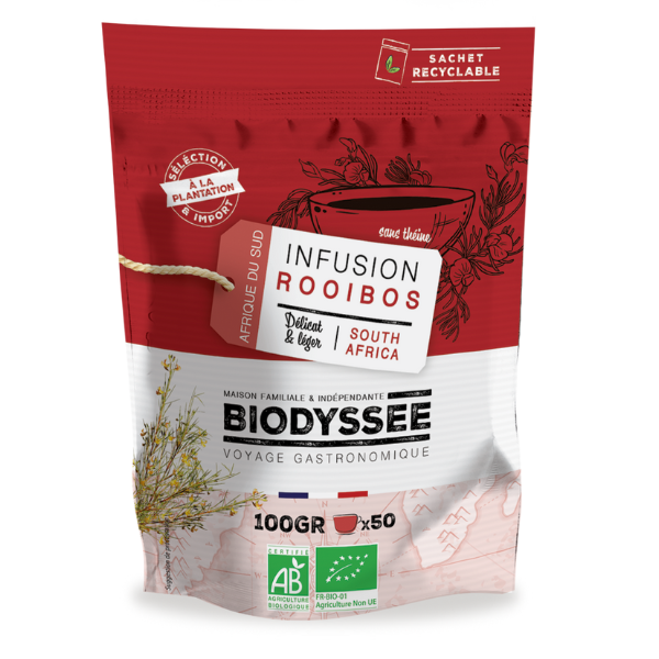 Biodyssée -- Rooibos bio (origine Afrique du sud) - 100 g
