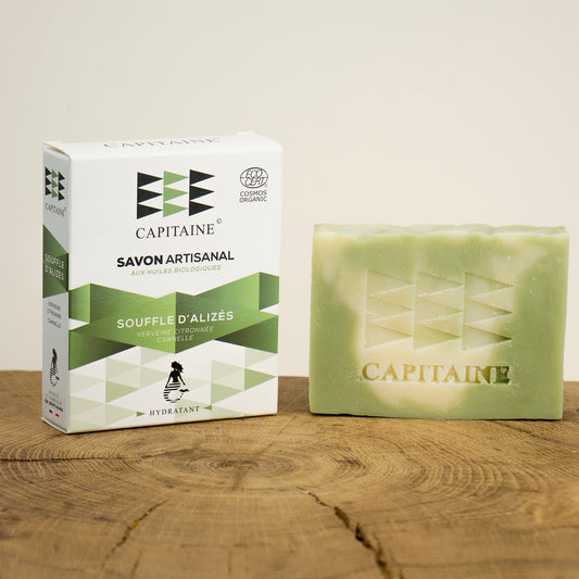 Capitaine -- Savon hydratant bio - souffle d'alizés - 100 g