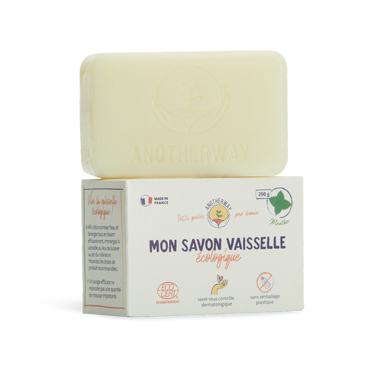 Anotherway -- Savon vaisselle écologique menthe - 200 g