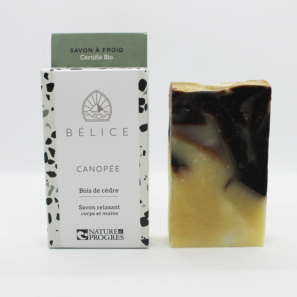 Bélice -- Savon solide saf bio - canopée (boîte carton) - 100 g