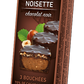 Saveurs & Nature -- Bouchées praliné noisette enrobés de chocolat noir 70% de cacao bio x 10