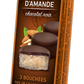 Saveurs & Nature -- Bouchées amandines pâte d'amande enrobée de chocolat noir 70% de cacao bio