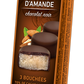 Saveurs & Nature -- DDM 08.05.2025 Bouchées amandines pâte d'amande enrobée de chocolat noir 70% de cacao bio