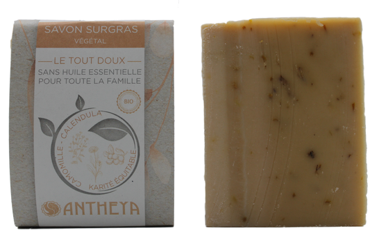 Antheya -- Savon sans he - tout doux pour toute la famille (bande papier) - 100 g