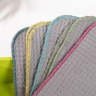 Des filles en vert -- Essuie-tout lavable et réutilisable 8 feuilles multi color