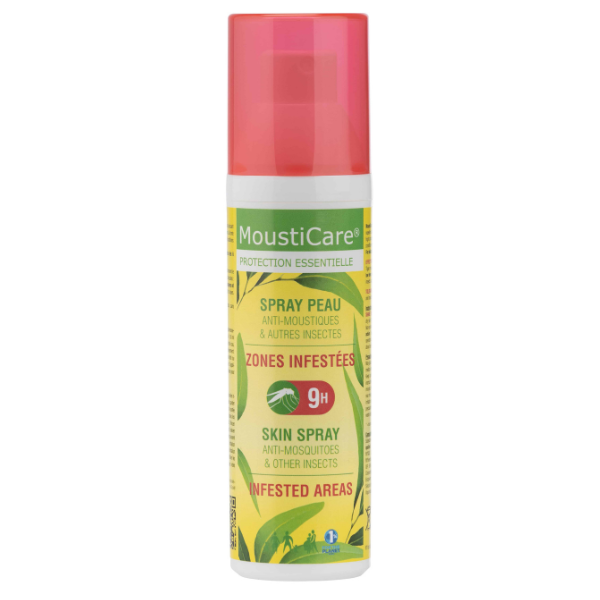 Mousticare -- Spray peau  anti-moustique zones infestées - 75 ml
