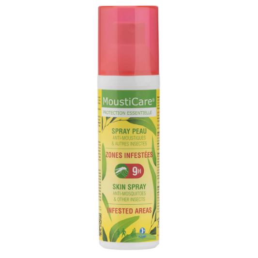 Mousticare -- Spray peau  anti-moustique zones infestées - 75 ml