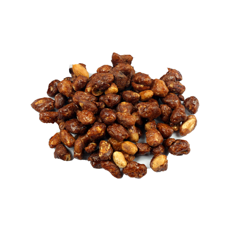ABCD Nutrition -- Cacahuètes caramélisées (chouchous) bio vrac (origine France, Chine) - 2,5 Kgx2