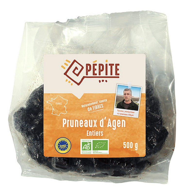 Agrosourcing -- Pruneaux entiers bio (origine France) - 500 g