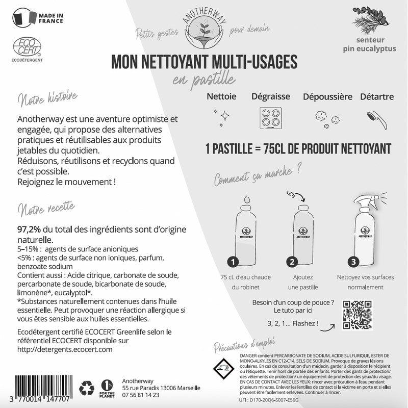 Anotherway -- Contre-étiquettes pastilles multi-usages en vrac - 50 unités