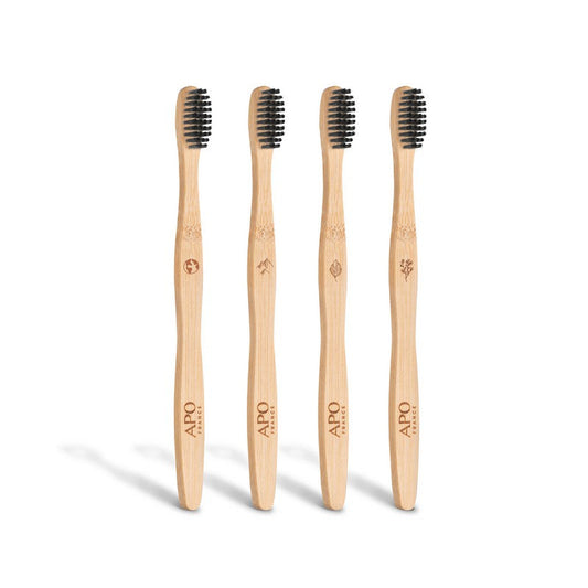 APO -- Brosse a dents bambou adulte medium - Vracx20