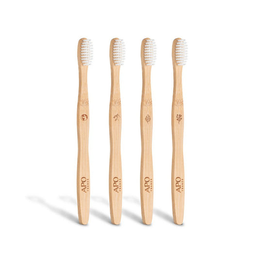 APO -- Brosse a dents bambou adulte souple - Vracx20