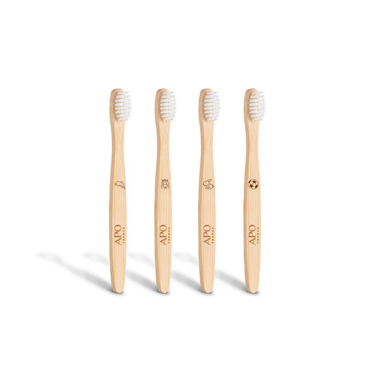 APO -- Brosse a dents bambou enfant extra-souple - Vracx20