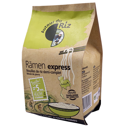 Autour du riz -- Ramen de riz 1/2 complet bio - 280 g