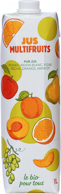 Le Bio Pour Tous -- Pur jus multifruits - 1L