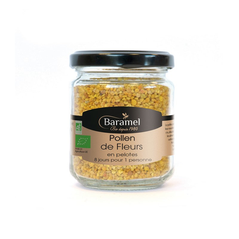 Baramel -- Pollen sec de FLEURS Bio (UE) - 125 g