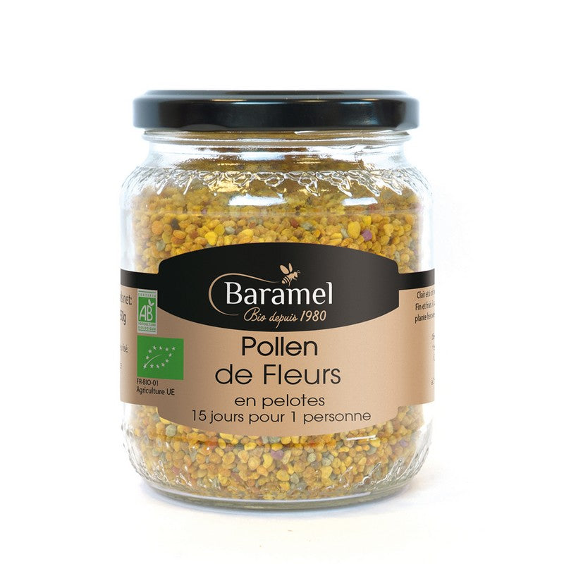 Baramel -- Pollen sec de FLEURS Bio (UE) - 220 g