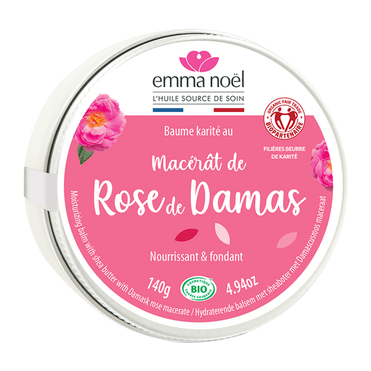 Emma Noël -- Baume Karité Rose Damas Bio - 140 g