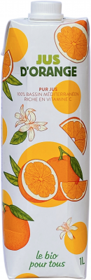 Le Bio Pour Tous -- Pur jus d'orange - 1L