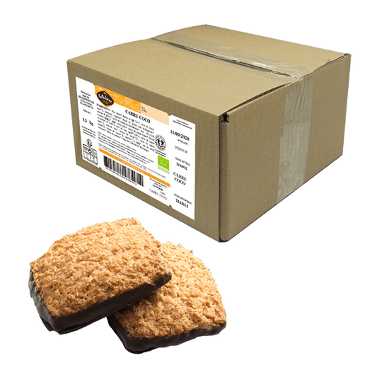 Belledonne -- Biscuit carré coco bio - vrac 3 kg