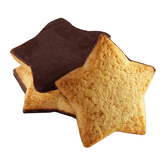 Belledonne -- Biscuits étoile orange chocolat noir - vrac 2 kg