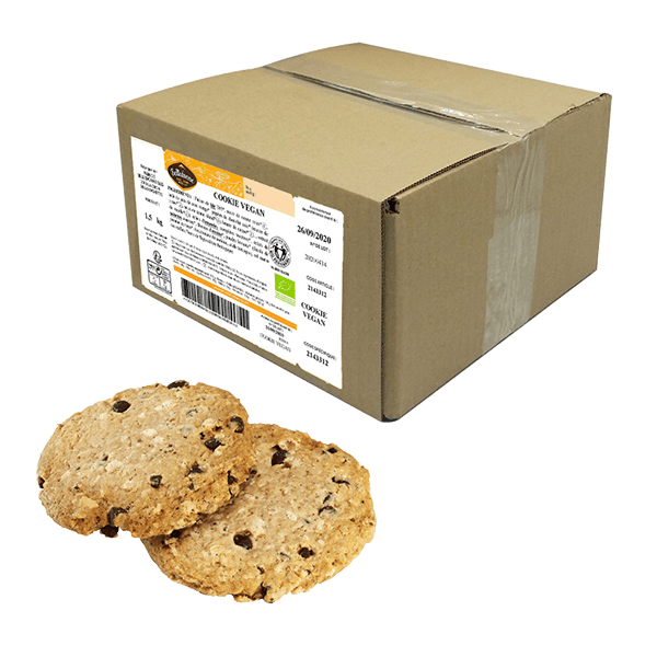 Belledonne -- Cookie vegan bio - vrac 1,5 kg (env. 47 biscuits)