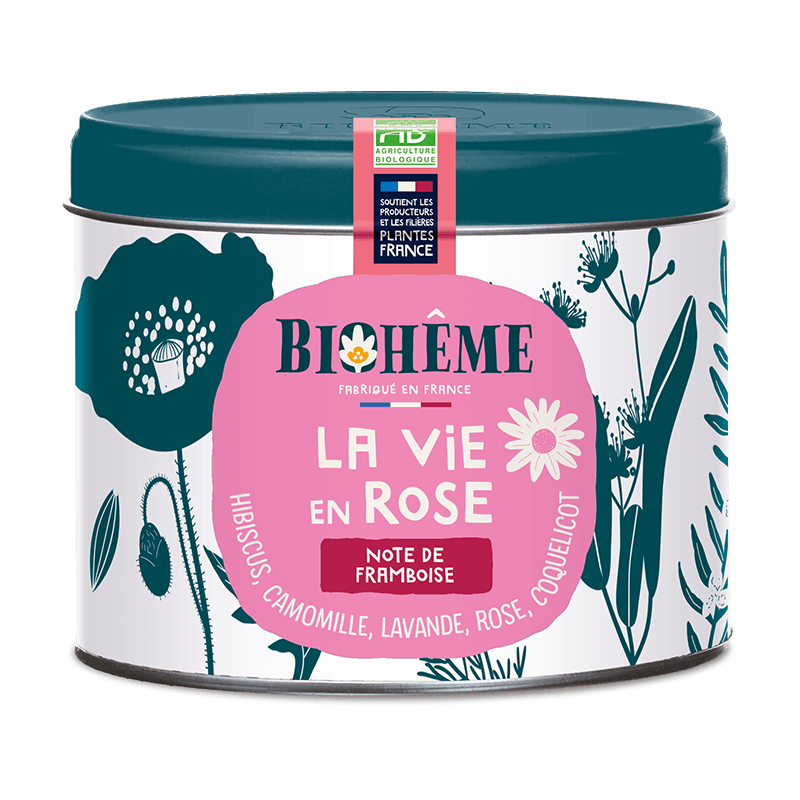 Biohême -- La Vie en Rose - 50 g - Boîte métal Vrac