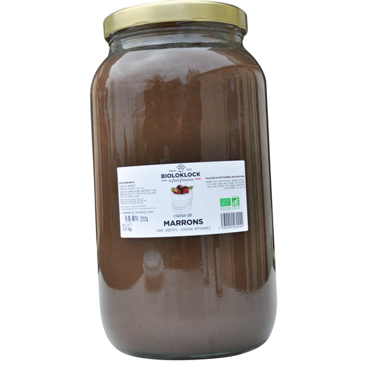 Bioloklock -- Crème de marrons bio vrac - 3,6 Kg