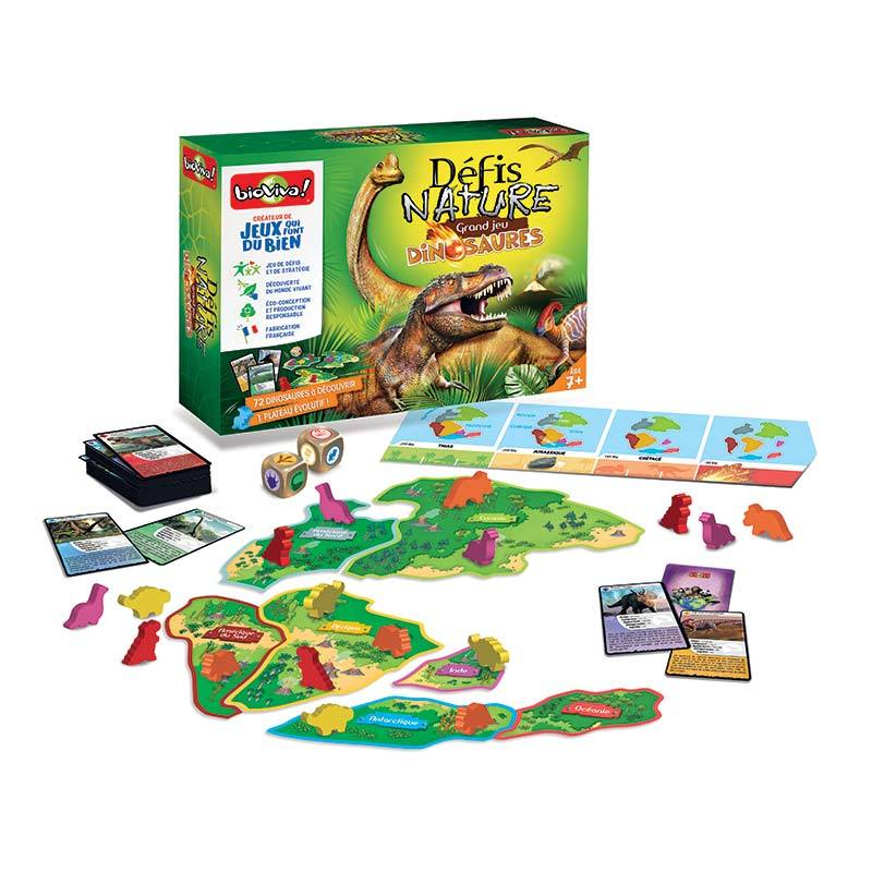 Bioviva -- Défis Nature Grand jeu Dinosaures 7+