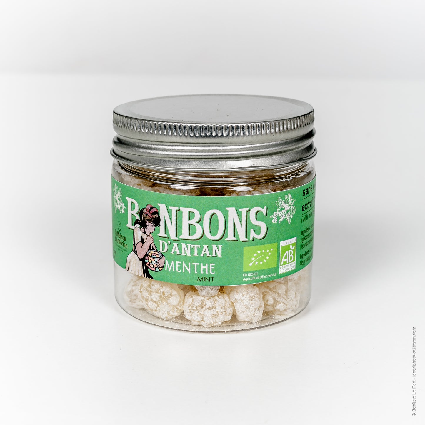 Mam Bio (Maison D'armorine) -- Bonbonnière menthe bio - 120 g