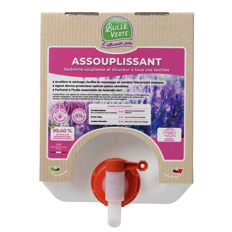 Bulle verte -- Habillage bidon Assouplissant 20kg