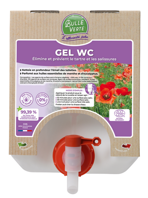 Bulle verte -- Habillage bidon Gel WC 20kg