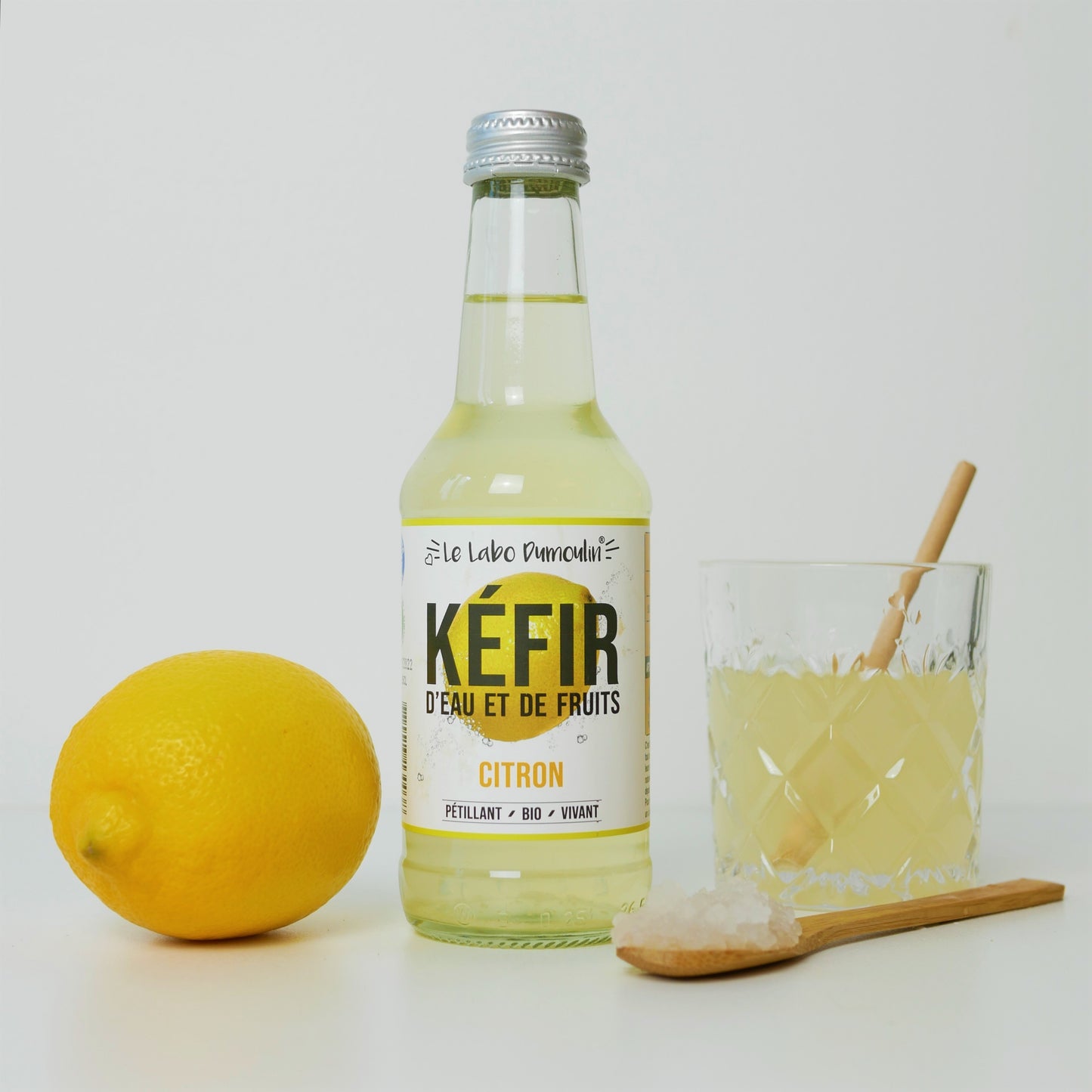 Le Labo Dumoulin -- Kéfir citron bio (frais) - 25 cl x 8