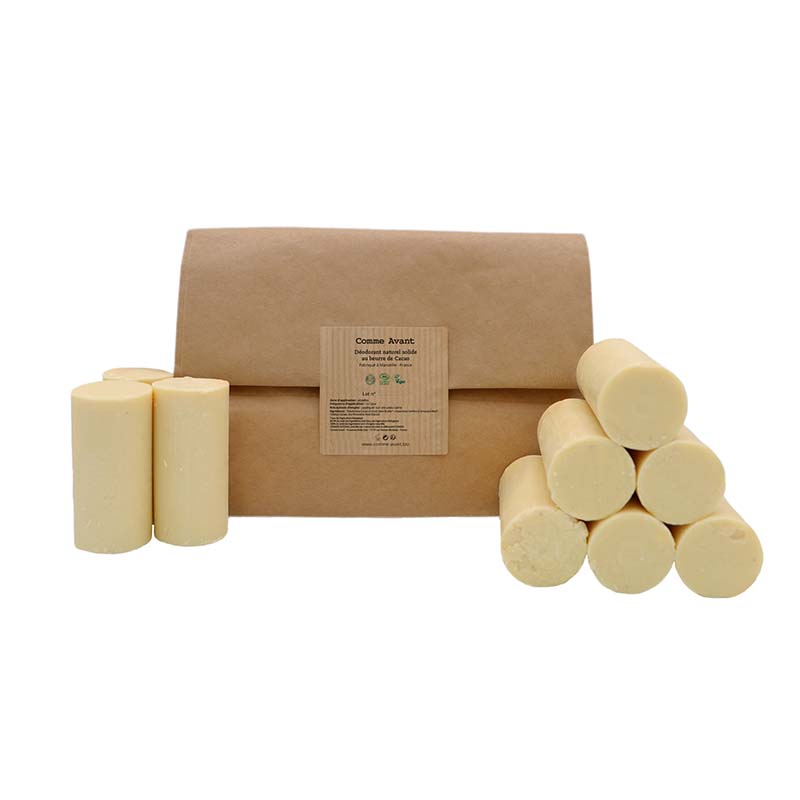 Comme Avant -- Déodorant solide au beurre de cacao Vrac - 9 x 50 g