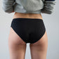 Lemahieu -- Culotte menstruelle absorbante noire flux moyen (france et bio) - Taille XS (36)