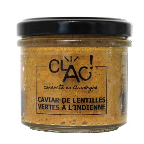Clac -- Caviar de lentilles vertes à l'indienne bio - 100 g