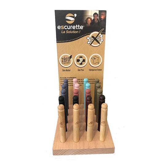 Escurette -- Offre découverte - 30 Cure-oreilles vendus avec présentoir