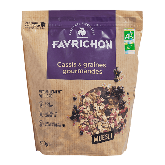 Favrichon -- Muesli Cassis & Graines Gourmandes - 500 g