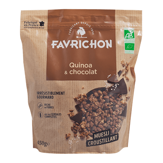 Favrichon -- Muesli Croustillant Quinoa & Chocolat - 450 g