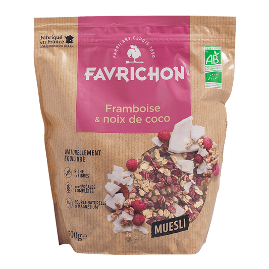 Favrichon -- Muesli Framboise & Noix de Coco - 500 g