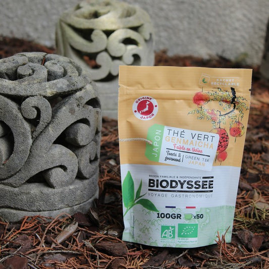 Biodyssée -- Thé vert genmaicha japon bio - 100 g